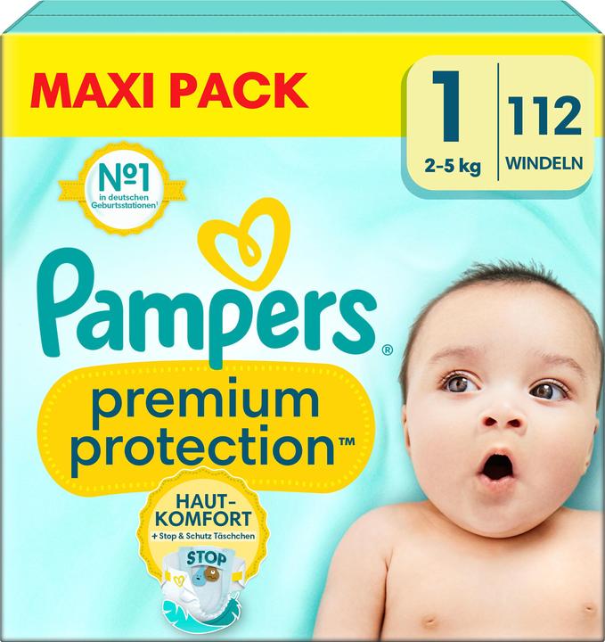Produktbild Pampers Premium Protection (Gr. 1, 112 Stück)