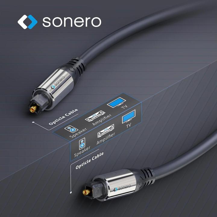 Image du produit Sonero Toslink - Toslink (3 m, Optique)