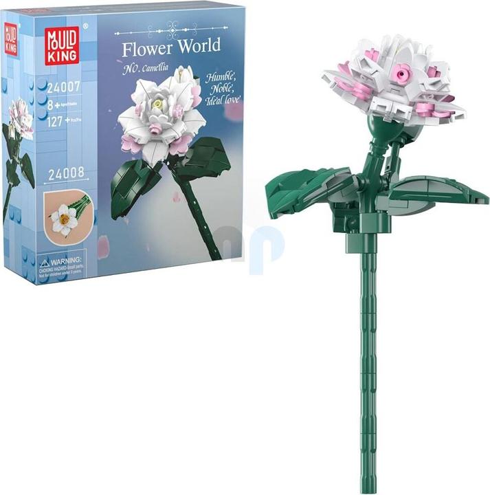 Actual product image Mould King Flower World Kamelie