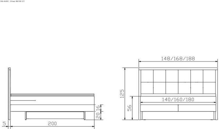 Produktbild Hasena Ottawa (180 x 200 cm)