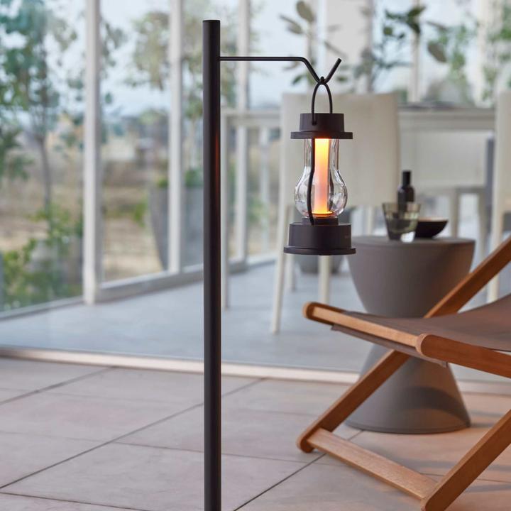 Actual product image Yamazaki TOWER height-adjustable lantern stand