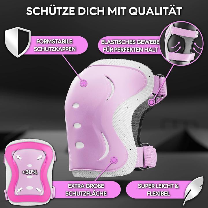 Produktbild Skatewiz Schoner-Set (M, Knieschoner, Handgelenkschoner, Ellbogenschoner, 6 Stück)