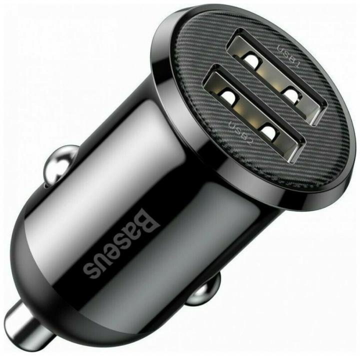 Immagine prodotto Baseus Caricatore da auto Grain Pro 2x USB 4,8A (nero)