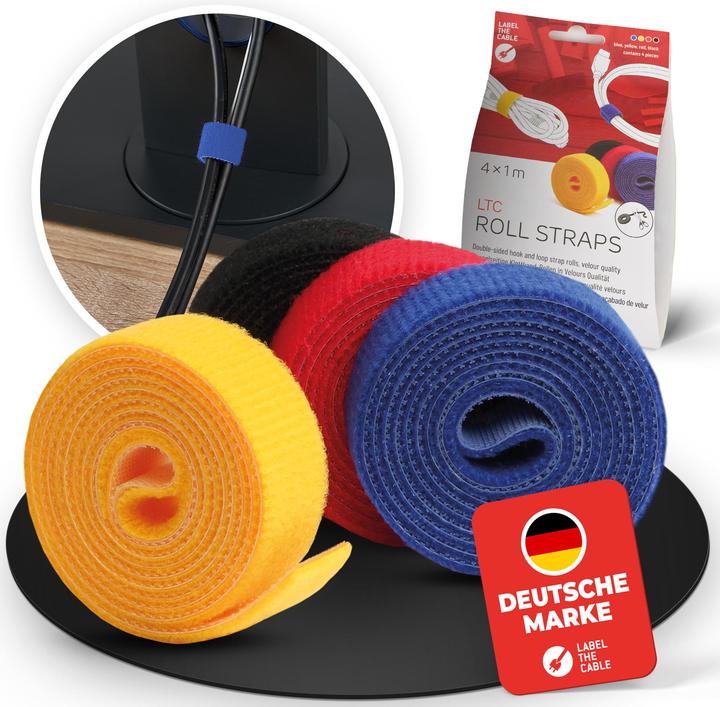 Produktbild Label-the-cable Doppelseitige Klettbandrolle (16 mm)
