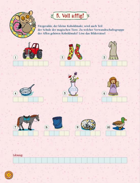 Produktbild Die Schule der mag Tiere - Endlich Pause! Rätselbuch (Deutsch, Christiane Hahn, Nikki Busch, 2023)