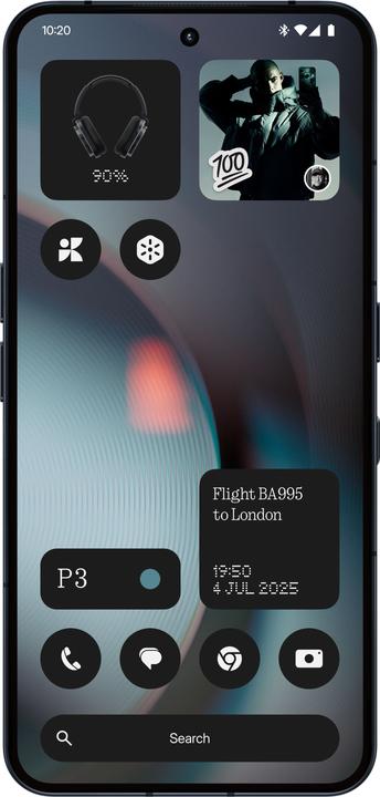 Actual product image Nothing Nothing Phone (3) (256 GB, Black, 6.67", Dual SIM, 50 Mpx, 5G)