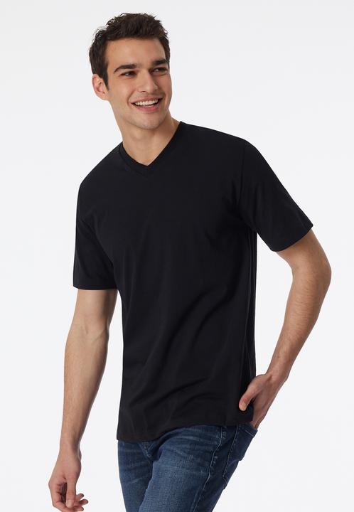 Immagine prodotto Schiesser Confezione da 2 camicie American da uomo con scollo a V, 100% cotone (S)