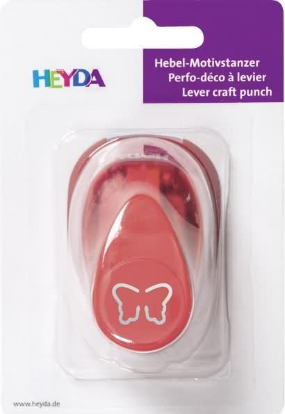 Produktbild Heyda Motivstanzer für Karton bis 220g/qm Schmetterling Pop Up 15x15mm