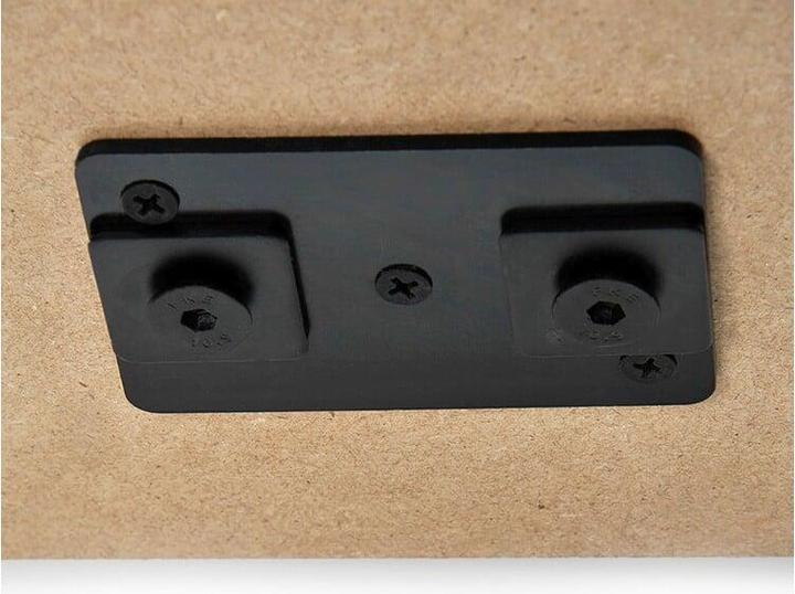 Produktbild Wentex Eurotrack - Ceiling mount (loose part) Black (powder coated)