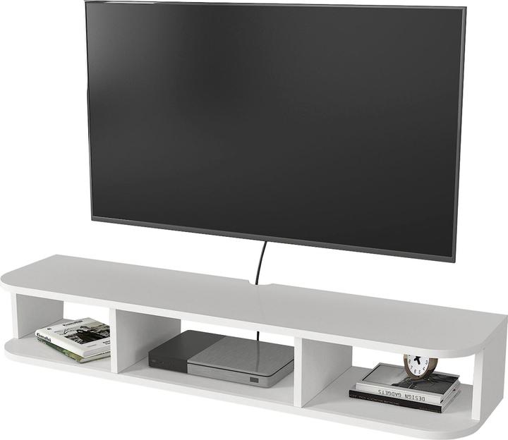 Produktbild En.Casa TV-Lowboard hängend Oundsvas 120x30x19 cm Weiss