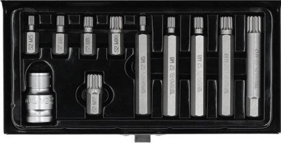 Produktbild Yato Screwdriver Bit Set Spline 11pcs (M6, M8, M5, M10, M12)