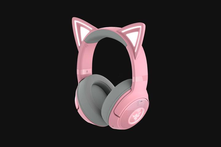 Productafbeelding Razer Kraken Kitty V2 BT - Kwarts (Draadloze)