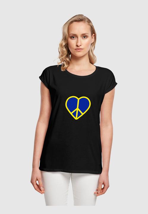 Immagine prodotto Merchcode Maglietta da donna Peace - Heart Peace Basic - 173311 (XS)