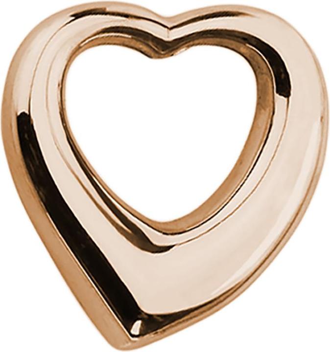 Star Piercing Anhänger Herz rosegold (Chirurgenstahl 316L)