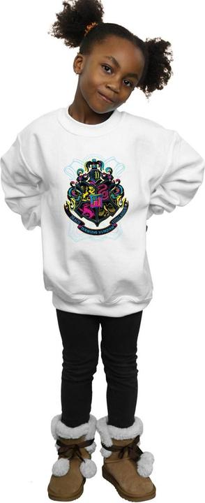 Image du produit - Sweat NEON HOGWARTS CREST - Fille (140, 146)