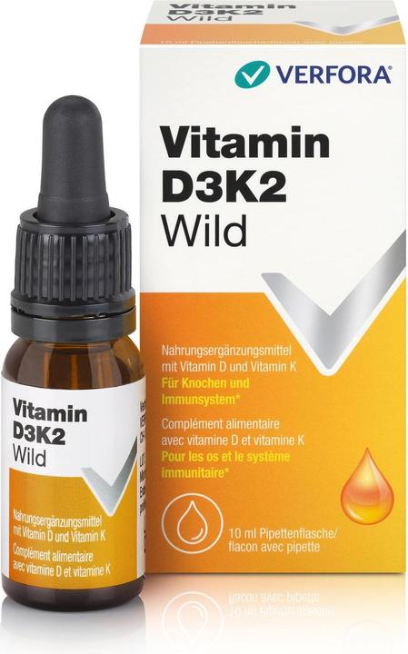 Verfora Vitamin D3K2 Wild (10 Stück, Tropfen)