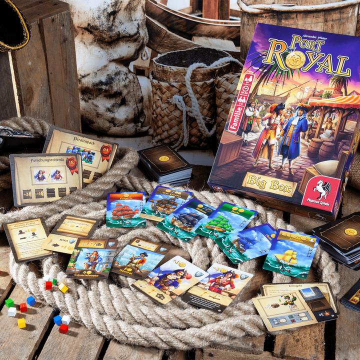 Produktbild Pegasus 18148G - Port Royal Big Box, Kartenspiel, für 1-5 Spieler, ab 8 Jahre (DE-Ausgabe) (Deutsch)