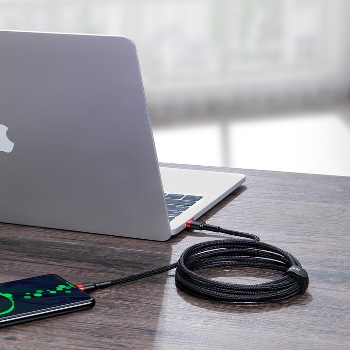 Actual product image Baseus Cafule Fast Charge Series (2 m, USB 2.0)