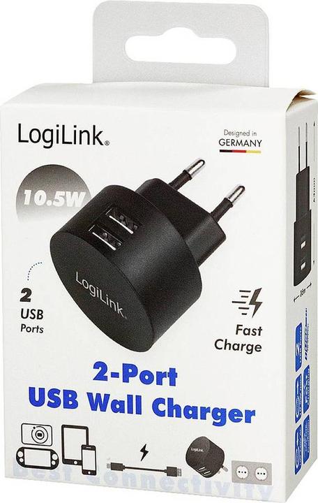 Produktbild LogiLink USB Steckdosenadapter (10.50 W)