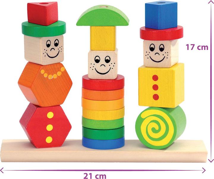 Produktbild Eichhorn Figuren Steck Puzzle (20 Teile)