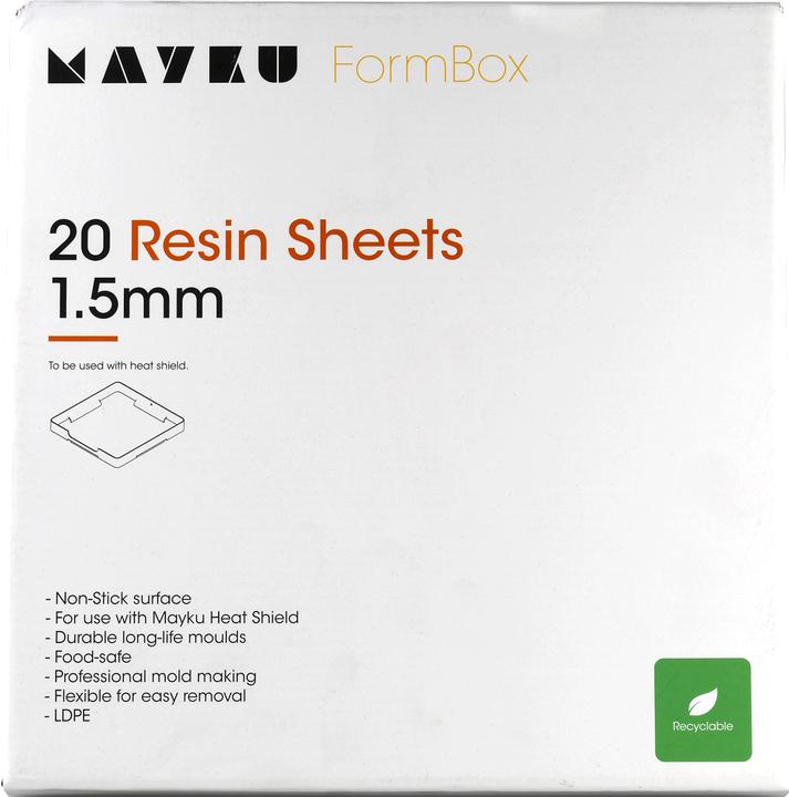 Mayku Fogli LDPE natura 1,5 mm 20 pezzi. (Accessori)