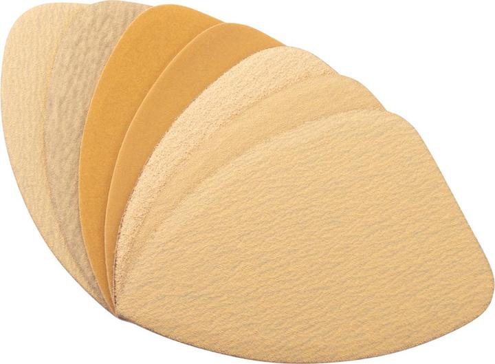 Produktbild Stahlwerk Handschleifblock aus PU-Schaumstoff mit Klett-Schleifmittel 2er Set (P240, P80, P100, P180, P320, P120, P150)