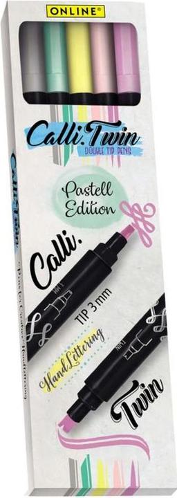Produktbild Online CALLI BRUSH TWIN - Faserschreiber (Mehrfarbig, 5 x)