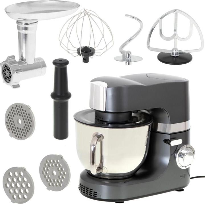 Actual product image Adler AD 4221 food processor Stainless steel (1200 W)