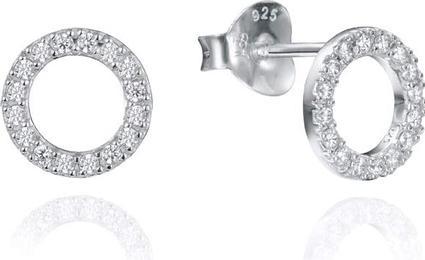 Viceroy Silver earrings with zircons Clasica rings 71038E000-38