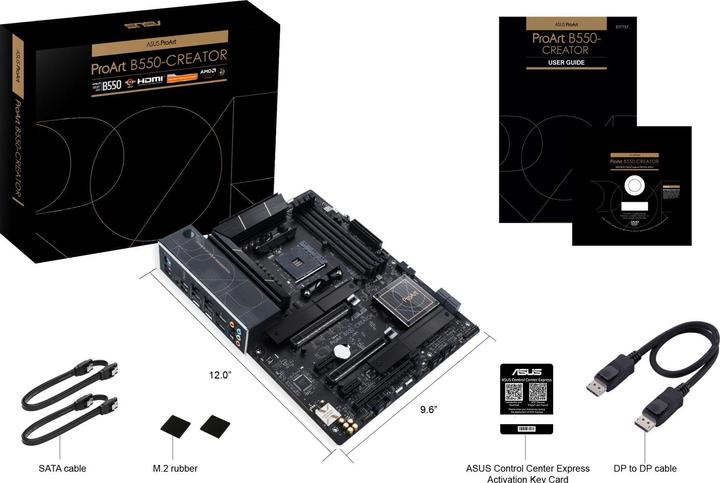 Immagine prodotto ASUS PROART B550-CREATOR (AM4, AMD B550, ATX)