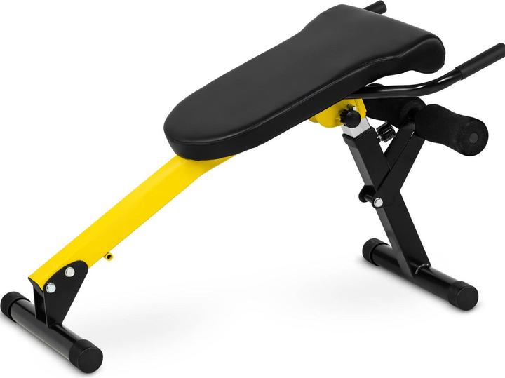 Actual product image Gymrex Rücken- und Bauchtrainer Hyperextension zusammenklappbar einstellbar 130 kg