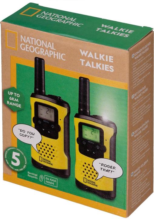 Immagine prodotto National Geographic Set di walkie talkie del servizio di soccorso (6 km)
