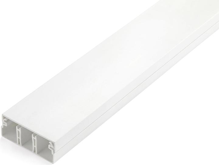 Productafbeelding StarTech Stevige kabelgeleiding met deksel, 50 mm breed x 20 mm hoog, 2 meter lang. (Kabelopening, 200 cm)