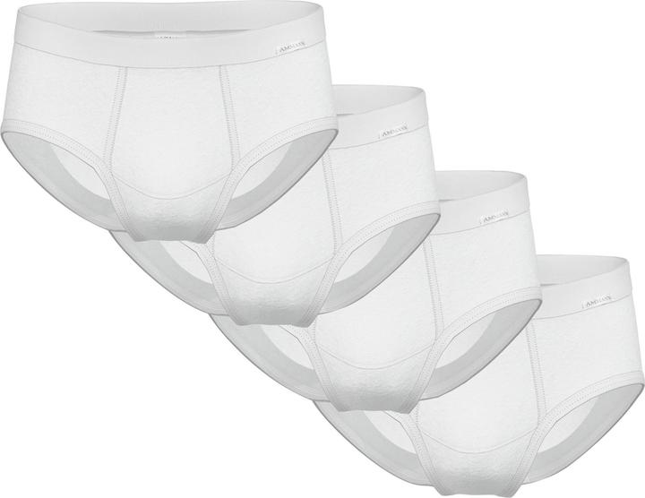 Produktbild Ammann Slip Casual Bequem sitzend Slips Feinripp 4er Pack (L, 4er Pack)