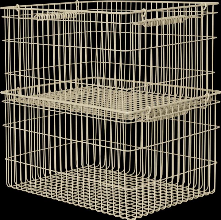 Actual product image Ferm Living Cala Stackable Baskets (2 x, 36 x 26 x 20 cm)