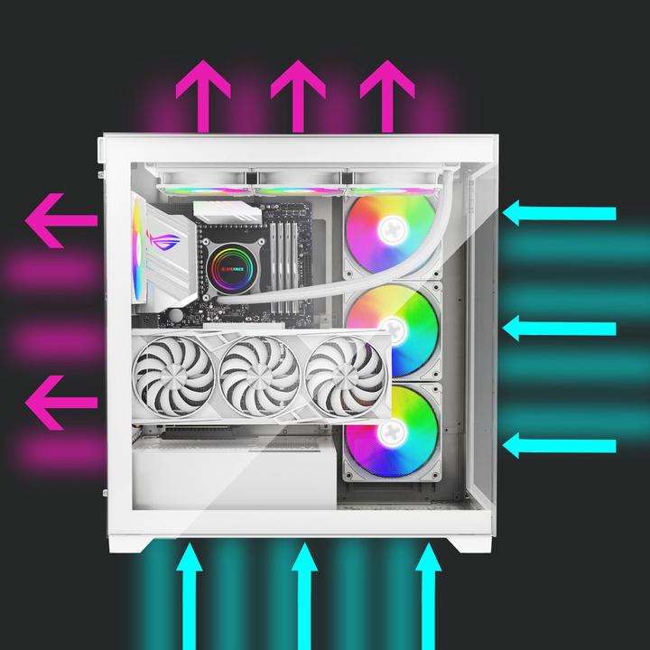 Image du produit Xilence Xilent Gleam XG271 wh (mATX, Mini-ITX, ATX)