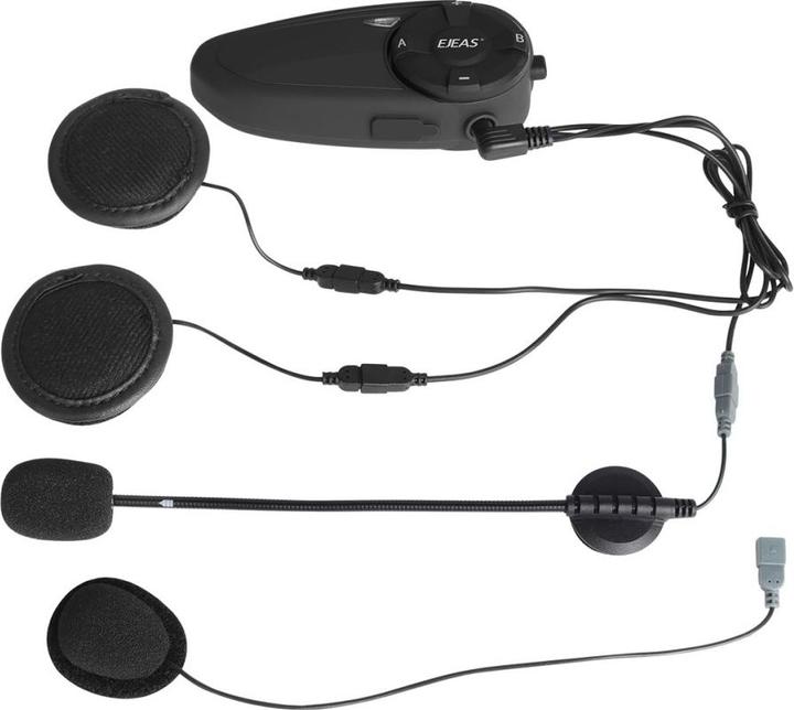 Produktbild Deltalabs Spritzwasserfestes Motorrad Helm Intercom Bluetooth Headset FM Radio (1er Set)