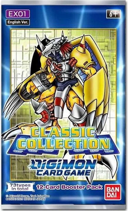 Produktbild Digimon Classic Collection EX01 Booster - Card Game - EN (Englisch, Booster Pack)