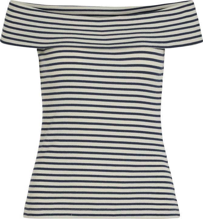 Vila Gestreiftes Off Shoulder Top (L)