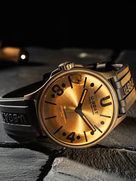 Immagine prodotto U-Boat 9547 Orologio da uomo vintage marrone Darkmoon 40mm 5ATM (Orologio da polso analogico, 40 mm)