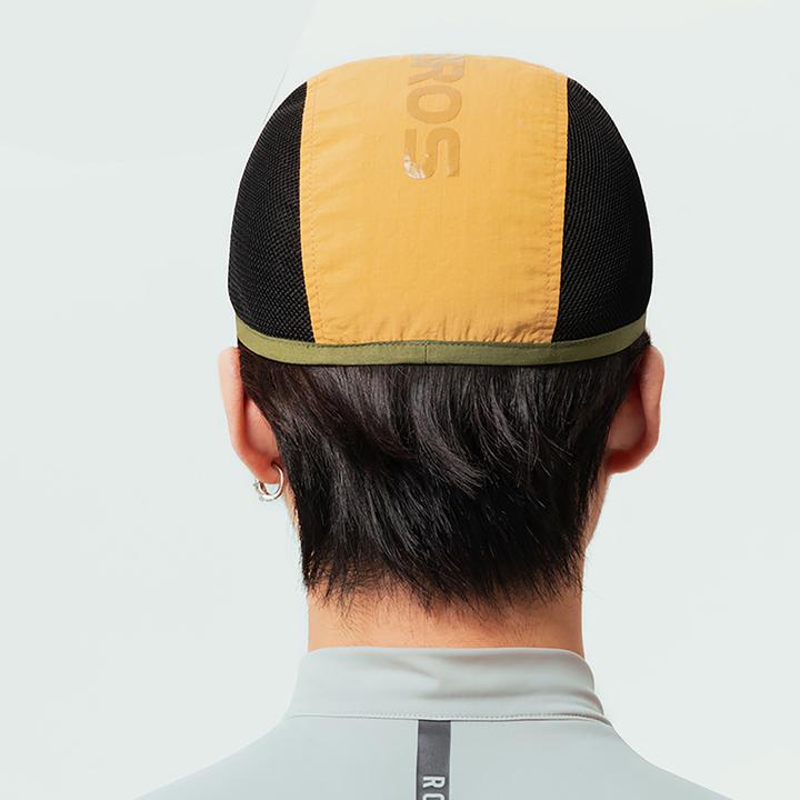 Actual product image Rockbros Cycling Cap with Visor, Helmet Cover - Yellow (56, 57, 58, 59, 60, 61)