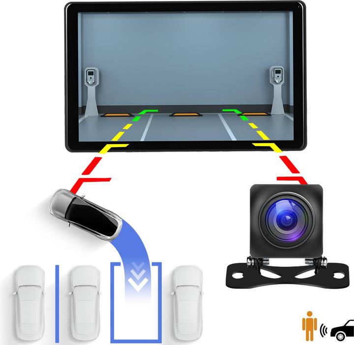Actual product image Avizar 8" CarPlay IPS Touchscreen mit GPS (Android car, Apple Carplay)