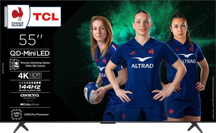 Actual product image TCL 98C6K (55", Mini-LED, 4K, 2025)