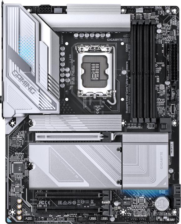 Actual product image Gigabyte MB GBT Intel 1851 B860 GAMING X WIFI6E (Socket S1, Intel B860, ATX)