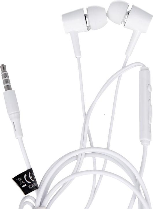 Actual product image Setty wired earphones white (Cable)
