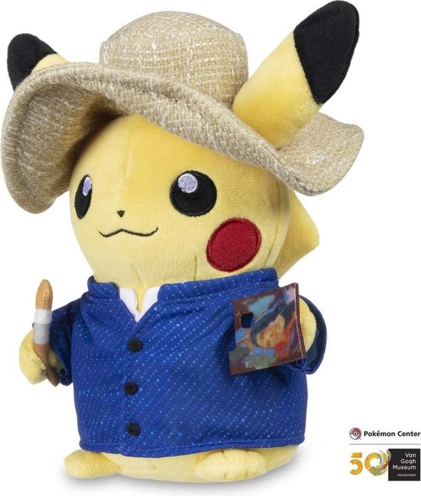 Actual product image Pokémon Center × Van Gogh Museum: Pikachu Plush - 19 cm (19 cm)