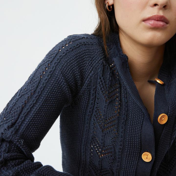 Actual product image La Redoute Collections Cardigan in pointelle knit (L)