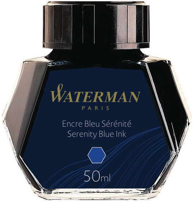 Waterman Tintenflacon (Tintenfass, Blau, Königsblau)