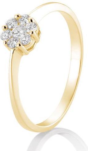 Breuning Verlobungsring Flower (53, 750/18 K Gold)