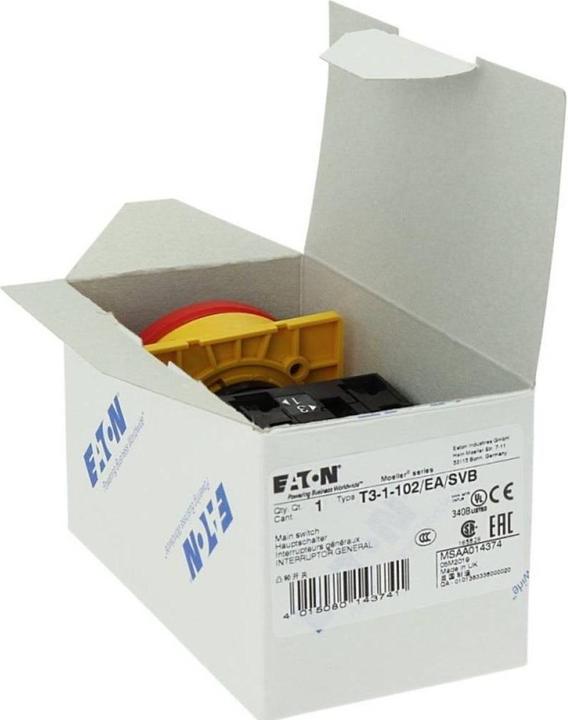 Actual product image Eaton 2P IP65 switch disconnector,32A Ie 5.5kW